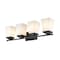 Z-Lite Darcy 4 Light Vanity, Matte Black & Etched Opal 1939-4V-MB - alternate 8